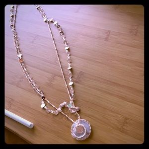 Lonna & Lilly gold-tone beaded two-row penda